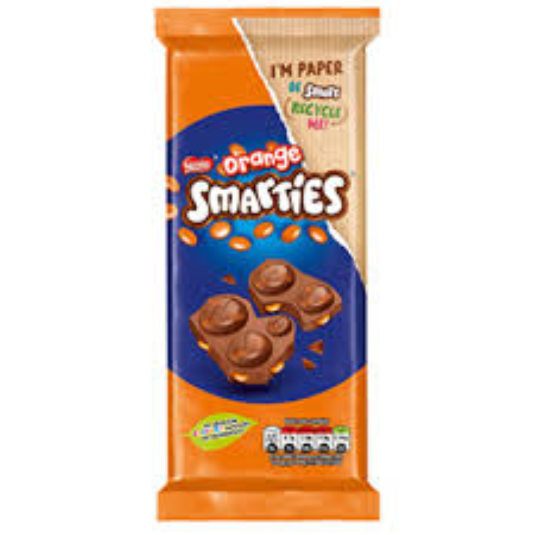 NESTLE SMARTIES ORANGE BLOCK 90G